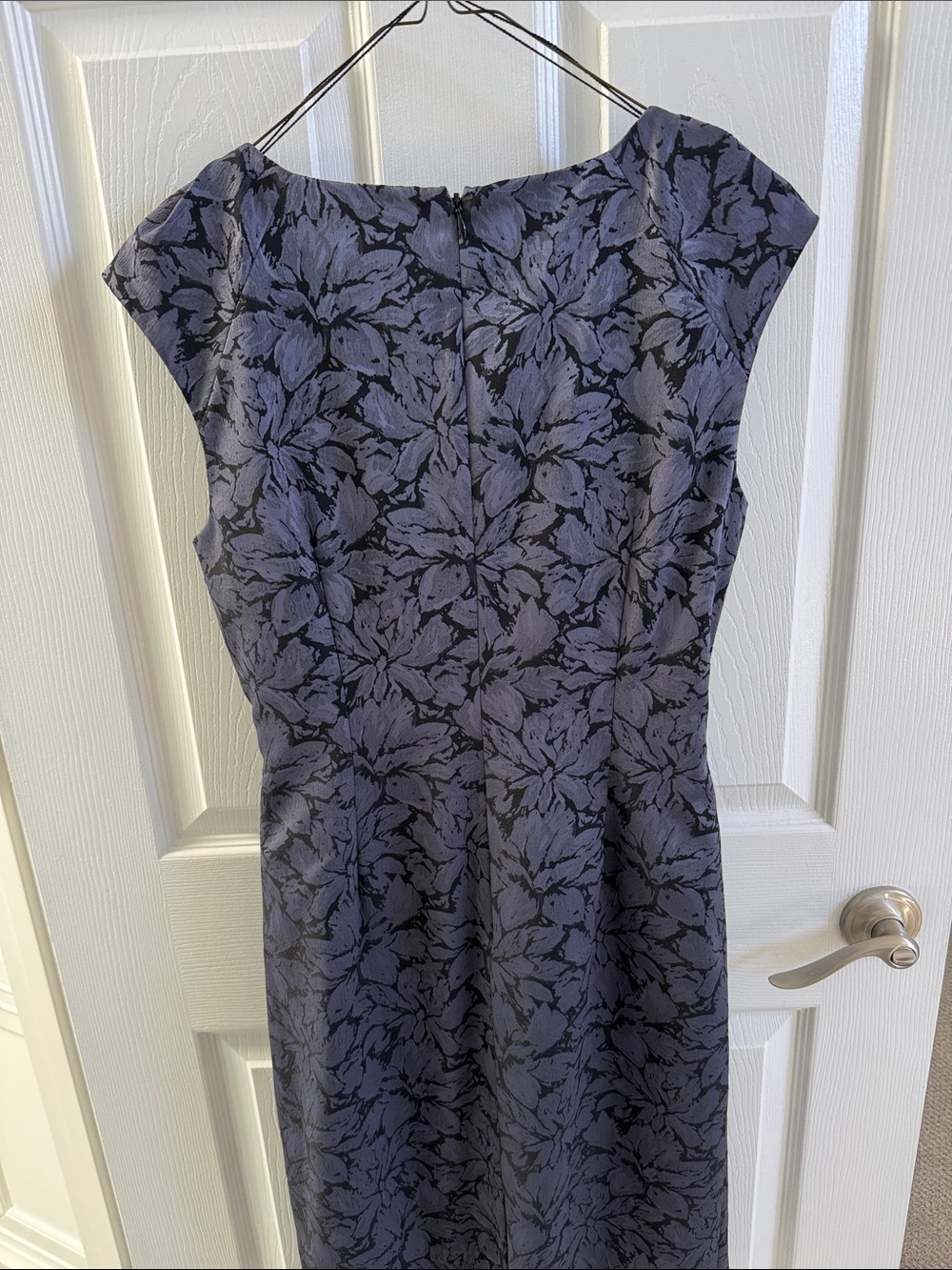 Adrianna Papell Navy Floral Dress - Picture 14 of 16